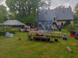 Traiteur à domicile en action